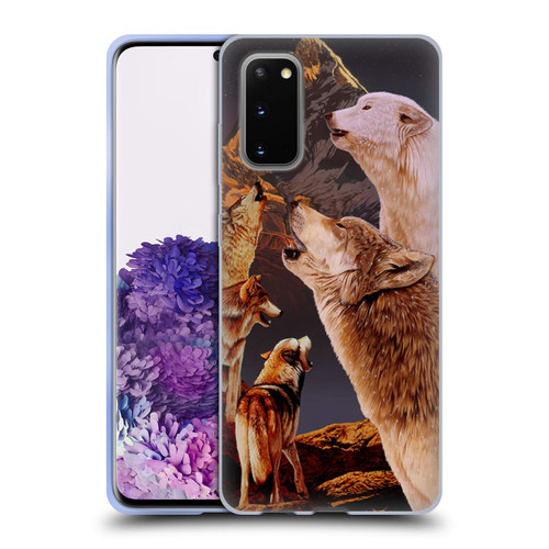 Graeme Stevenson Wildlife Wolves 2 Soft Gel Case for Samsung Galaxy S20 / S20 5G