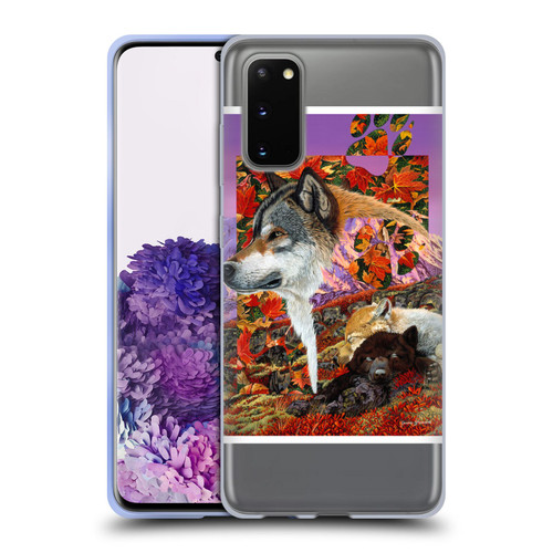 Graeme Stevenson Wildlife Wolves 4 Soft Gel Case for Samsung Galaxy S20 / S20 5G
