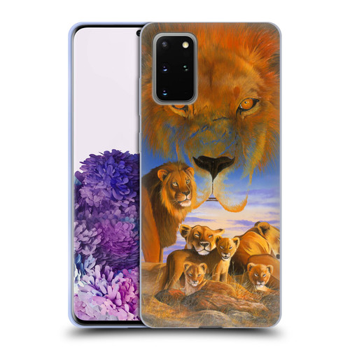 Graeme Stevenson Wildlife Lions Soft Gel Case for Samsung Galaxy S20+ / S20+ 5G