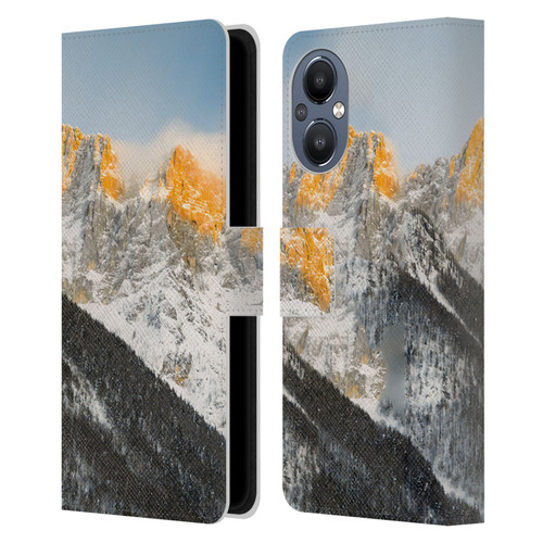 Patrik Lovrin Magical Sunsets Last Light On Slovenian Alps Leather Book Wallet Case Cover For OnePlus Nord N20 5G