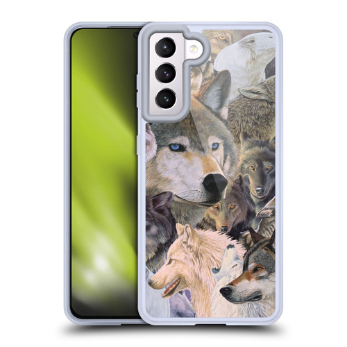 Graeme Stevenson Wildlife Wolves 1 Soft Gel Case for Samsung Galaxy S21 5G