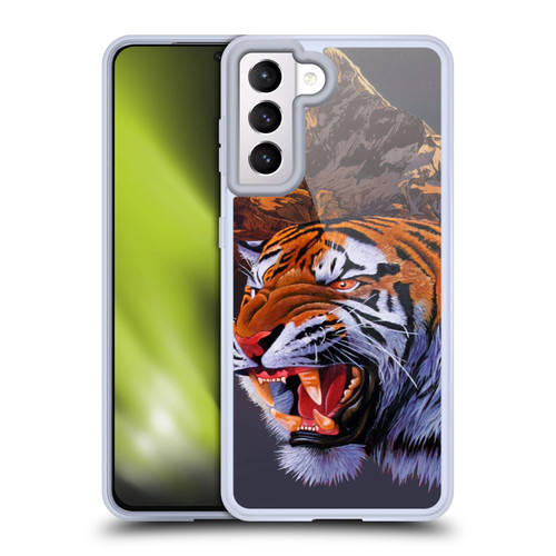 Graeme Stevenson Wildlife Tiger Soft Gel Case for Samsung Galaxy S21 5G