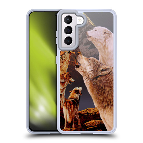Graeme Stevenson Wildlife Wolves 2 Soft Gel Case for Samsung Galaxy S21 5G