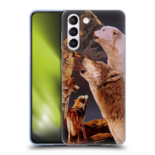 Graeme Stevenson Wildlife Wolves 2 Soft Gel Case for Samsung Galaxy S21 5G