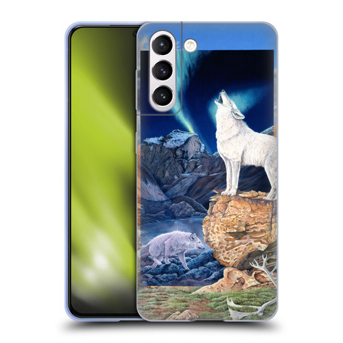Graeme Stevenson Wildlife Wolves 3 Soft Gel Case for Samsung Galaxy S21 5G