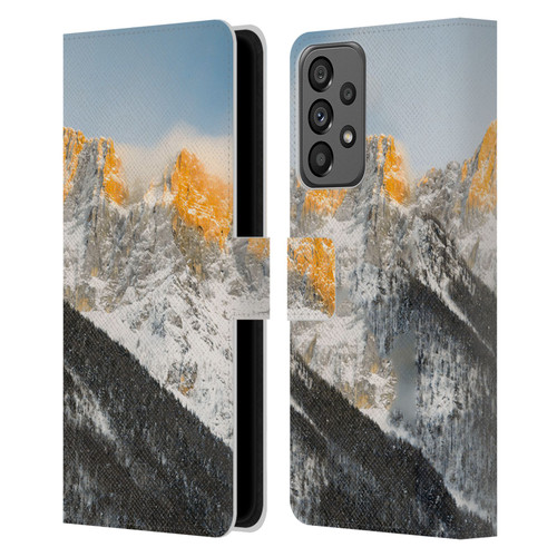 Patrik Lovrin Magical Sunsets Last Light On Slovenian Alps Leather Book Wallet Case Cover For Samsung Galaxy A73 5G (2022)