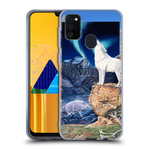 Graeme Stevenson Wildlife Wolves 3 Soft Gel Case for Samsung Galaxy M30s (2019)/M21 (2020)