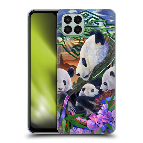 Graeme Stevenson Wildlife Pandas Soft Gel Case for Samsung Galaxy M33 (2022)