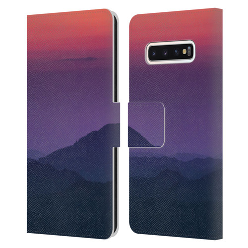 Patrik Lovrin Magical Sunsets Layers Leather Book Wallet Case Cover For Samsung Galaxy S10