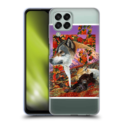 Graeme Stevenson Wildlife Wolves 4 Soft Gel Case for Samsung Galaxy M33 (2022)