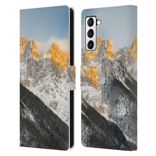 Patrik Lovrin Magical Sunsets Last Light On Slovenian Alps Leather Book Wallet Case Cover For Samsung Galaxy S21+ 5G