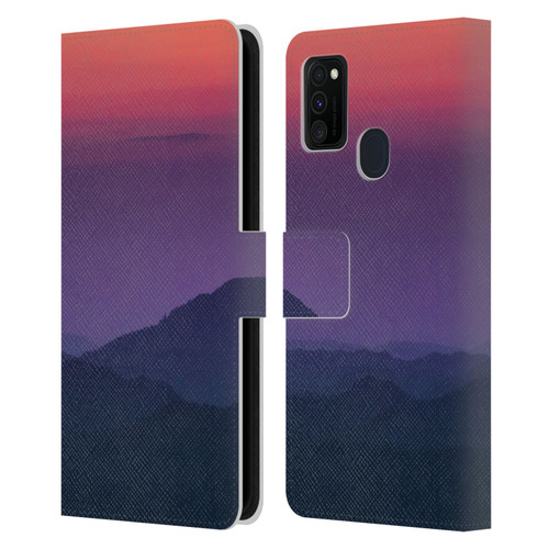 Patrik Lovrin Magical Sunsets Layers Leather Book Wallet Case Cover For Samsung Galaxy M30s (2019)/M21 (2020)