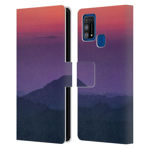 Patrik Lovrin Magical Sunsets Layers Leather Book Wallet Case Cover For Samsung Galaxy M31 (2020)