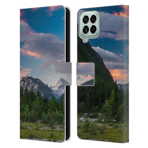 Patrik Lovrin Magical Sunsets Amazing Clouds Over Mountain Leather Book Wallet Case Cover For Samsung Galaxy M53 (2022)