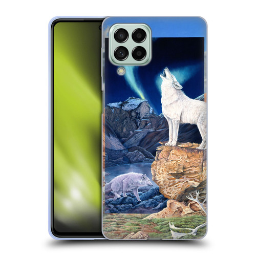 Graeme Stevenson Wildlife Wolves 3 Soft Gel Case for Samsung Galaxy M53 (2022)