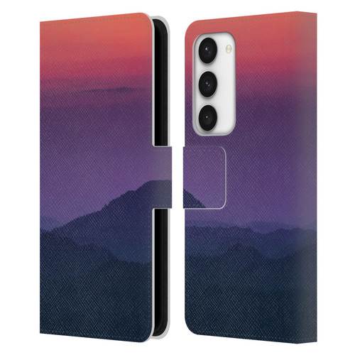 Patrik Lovrin Magical Sunsets Layers Leather Book Wallet Case Cover For Samsung Galaxy S23 5G