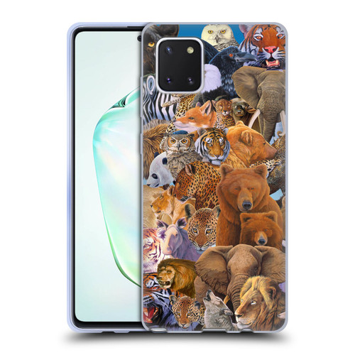 Graeme Stevenson Wildlife Animals Soft Gel Case for Samsung Galaxy Note10 Lite