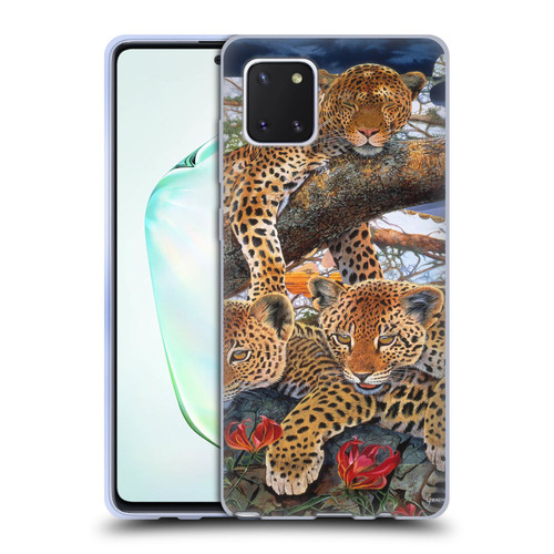 Graeme Stevenson Wildlife Leopard Soft Gel Case for Samsung Galaxy Note10 Lite
