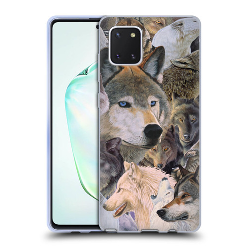 Graeme Stevenson Wildlife Wolves 1 Soft Gel Case for Samsung Galaxy Note10 Lite