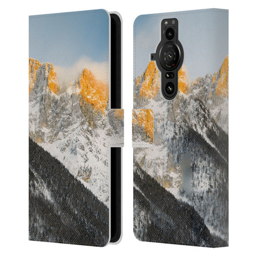 Patrik Lovrin Magical Sunsets Last Light On Slovenian Alps Leather Book Wallet Case Cover For Sony Xperia Pro-I