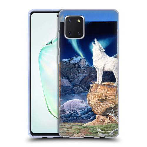 Graeme Stevenson Wildlife Wolves 3 Soft Gel Case for Samsung Galaxy Note10 Lite