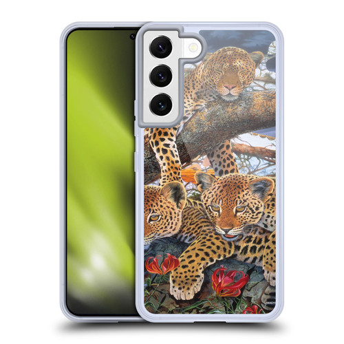 Graeme Stevenson Wildlife Leopard Soft Gel Case for Samsung Galaxy S22 5G
