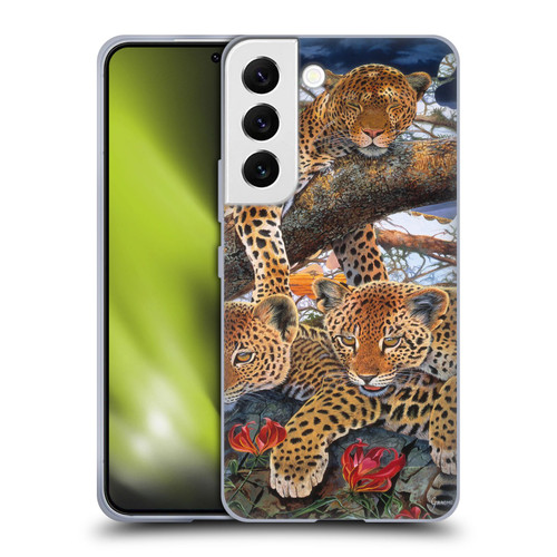 Graeme Stevenson Wildlife Leopard Soft Gel Case for Samsung Galaxy S22 5G