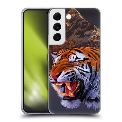 Graeme Stevenson Wildlife Tiger Soft Gel Case for Samsung Galaxy S22 5G