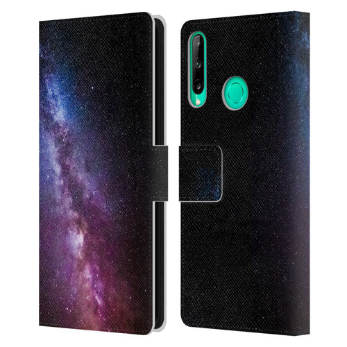 Patrik Lovrin Night Sky Milky Way Bright Colors Leather Book Wallet Case Cover For Huawei P40 lite E