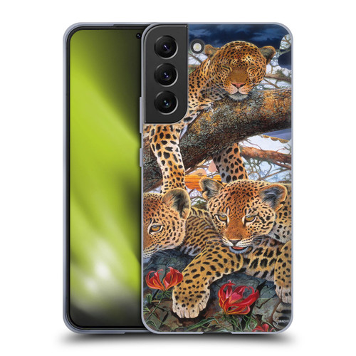 Graeme Stevenson Wildlife Leopard Soft Gel Case for Samsung Galaxy S22+ 5G