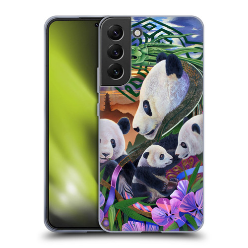 Graeme Stevenson Wildlife Pandas Soft Gel Case for Samsung Galaxy S22+ 5G