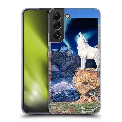 Graeme Stevenson Wildlife Wolves 3 Soft Gel Case for Samsung Galaxy S22+ 5G