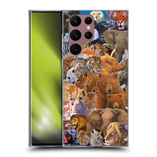 Graeme Stevenson Wildlife Animals Soft Gel Case for Samsung Galaxy S22 Ultra 5G
