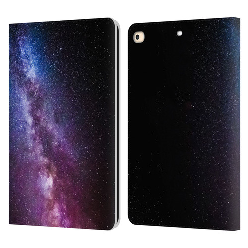 Patrik Lovrin Night Sky Milky Way Bright Colors Leather Book Wallet Case Cover For Apple iPad 9.7 2017 / iPad 9.7 2018