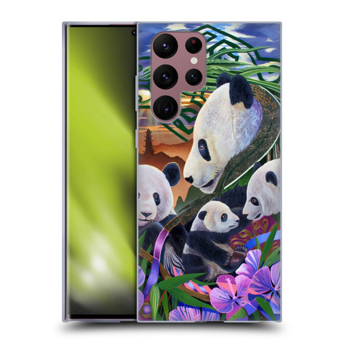 Graeme Stevenson Wildlife Pandas Soft Gel Case for Samsung Galaxy S22 Ultra 5G