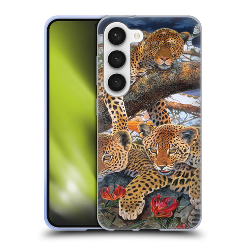 Graeme Stevenson Wildlife Leopard Soft Gel Case for Samsung Galaxy S23 5G