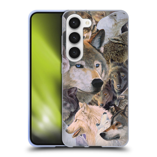 Graeme Stevenson Wildlife Wolves 1 Soft Gel Case for Samsung Galaxy S23 5G