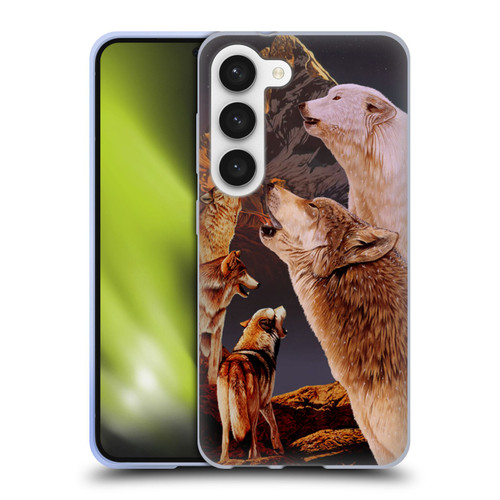 Graeme Stevenson Wildlife Wolves 2 Soft Gel Case for Samsung Galaxy S23 5G