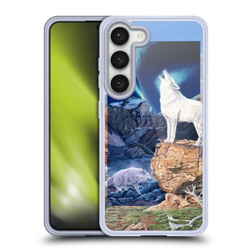 Graeme Stevenson Wildlife Wolves 3 Soft Gel Case for Samsung Galaxy S23 5G