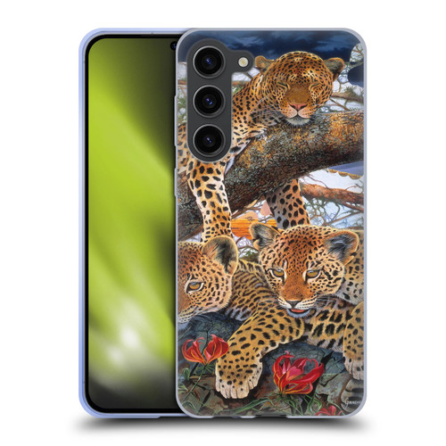 Graeme Stevenson Wildlife Leopard Soft Gel Case for Samsung Galaxy S23+ 5G