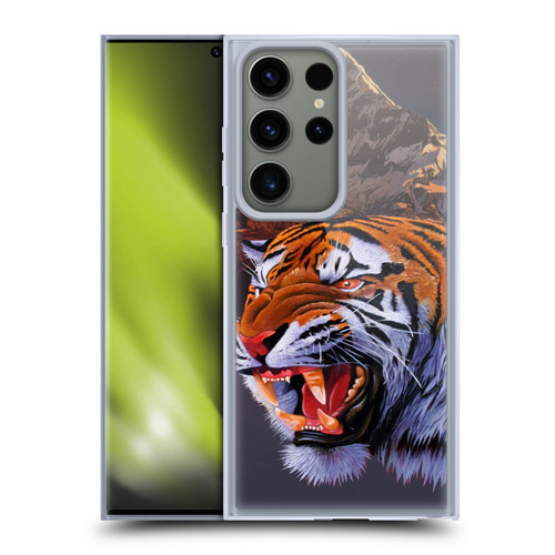 Graeme Stevenson Wildlife Tiger Soft Gel Case for Samsung Galaxy S23 Ultra 5G