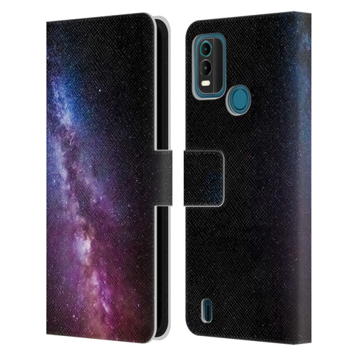 Patrik Lovrin Night Sky Milky Way Bright Colors Leather Book Wallet Case Cover For Nokia G11 Plus