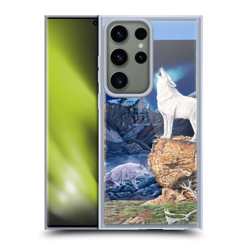 Graeme Stevenson Wildlife Wolves 3 Soft Gel Case for Samsung Galaxy S23 Ultra 5G