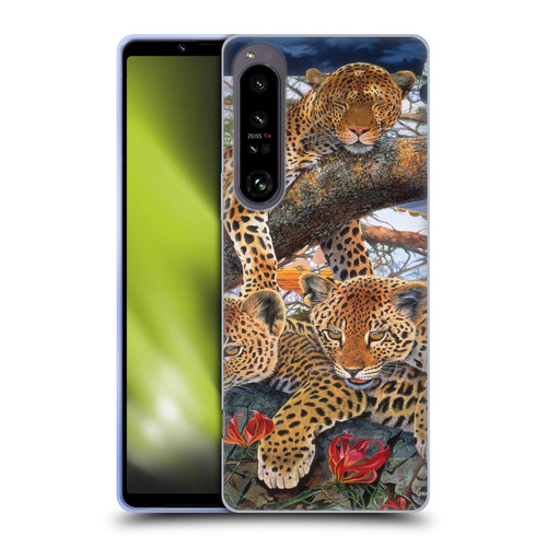 Graeme Stevenson Wildlife Leopard Soft Gel Case for Sony Xperia 1 IV
