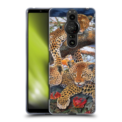 Graeme Stevenson Wildlife Leopard Soft Gel Case for Sony Xperia Pro-I