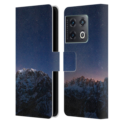 Patrik Lovrin Night Sky Stars Above Mountains Leather Book Wallet Case Cover For OnePlus 10 Pro