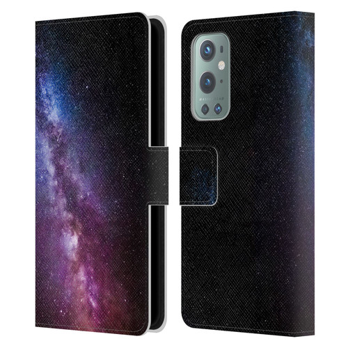 Patrik Lovrin Night Sky Milky Way Bright Colors Leather Book Wallet Case Cover For OnePlus 9