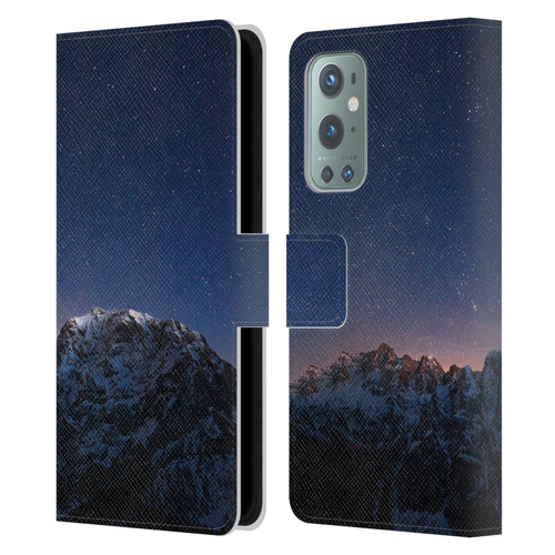 Patrik Lovrin Night Sky Stars Above Mountains Leather Book Wallet Case Cover For OnePlus 9