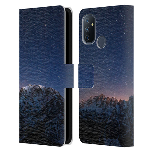 Patrik Lovrin Night Sky Stars Above Mountains Leather Book Wallet Case Cover For OnePlus Nord N100