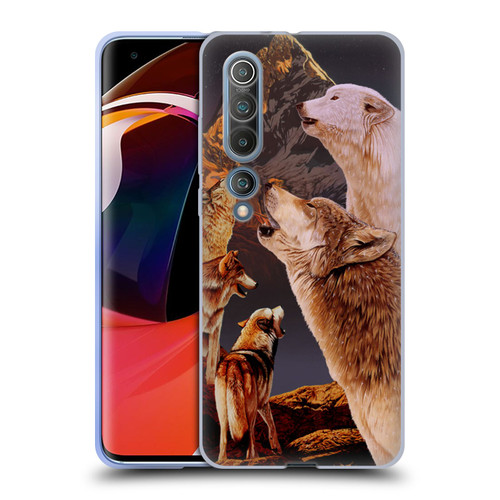 Graeme Stevenson Wildlife Wolves 2 Soft Gel Case for Xiaomi Mi 10 5G / Mi 10 Pro 5G